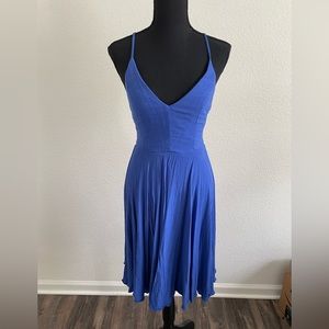 Lulus lace up back sun dress